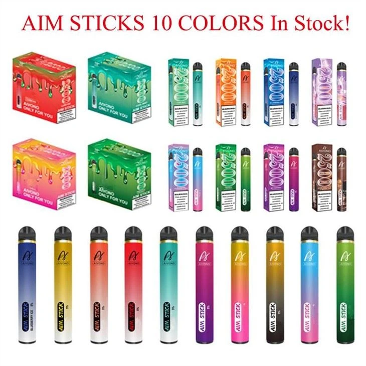 AiM Stick 2500 Puffs vienreizējās lietošanas vape