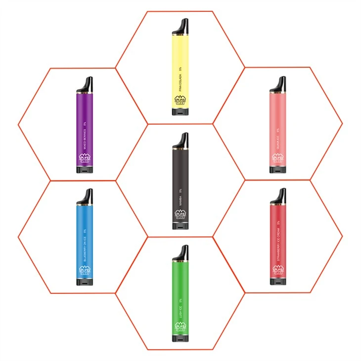 Cilindriska vienreizējās lietošanas E cigarete