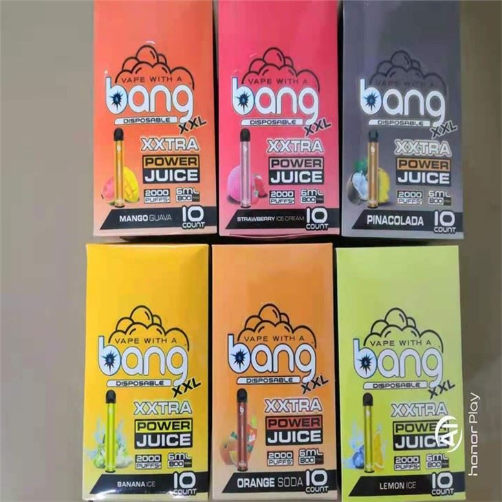 Bang XXL vienreizējās lietošanas vape pod saderīgs ar juul
