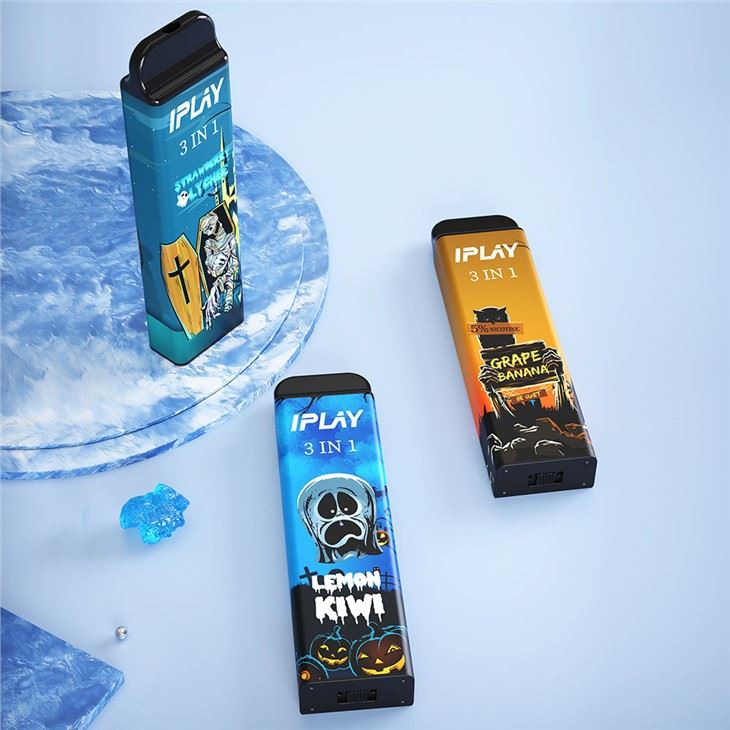 IPLAY 3 IN 1 3000 Puffs vienreizējās lietošanas vape pod