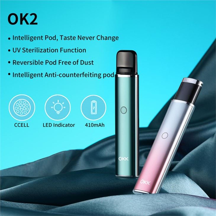 OKK K2 elektronisko cigarešu vienreizējās lietošanas vape
