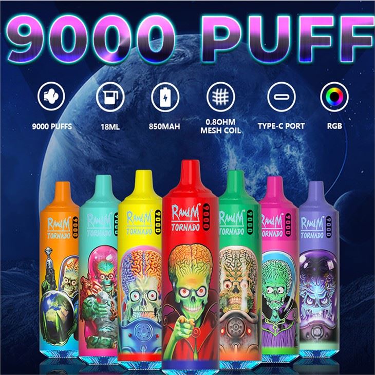 Puff 9000 Randm vienreizējās lietošanas vape