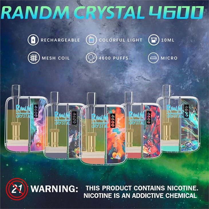 Randm Crystal 4600 vienreizējās lietošanas elektroniskā cigarete
