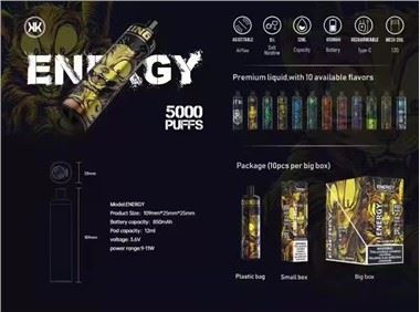 KK Energy Vape vienreizējās lietošanas