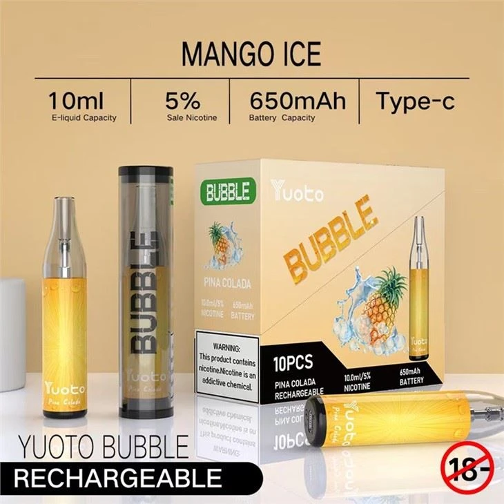 Vienreizējās lietošanas elektroniskā cigarete Yuoto Bubble 4000