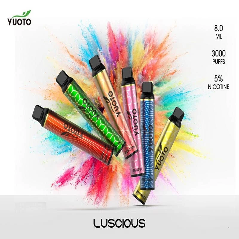 Yuoto Luscious 3000 Puffs vienreizējās lietošanas vape
