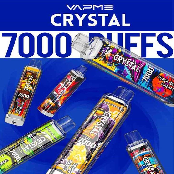 VAPME CRYSTAL 7000 PUFFS