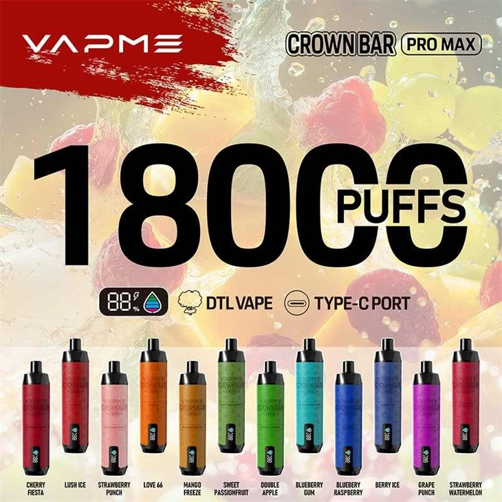 CROWN BAR 18000 PRO MAX EKRĀNS