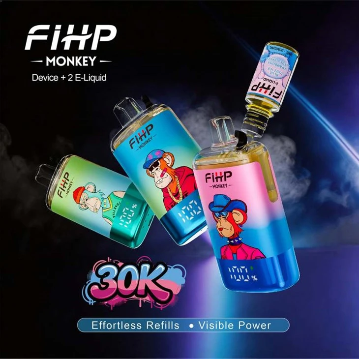 FIHP MONKEY 30000 Puffs atkārtoti uzpildāms TPD