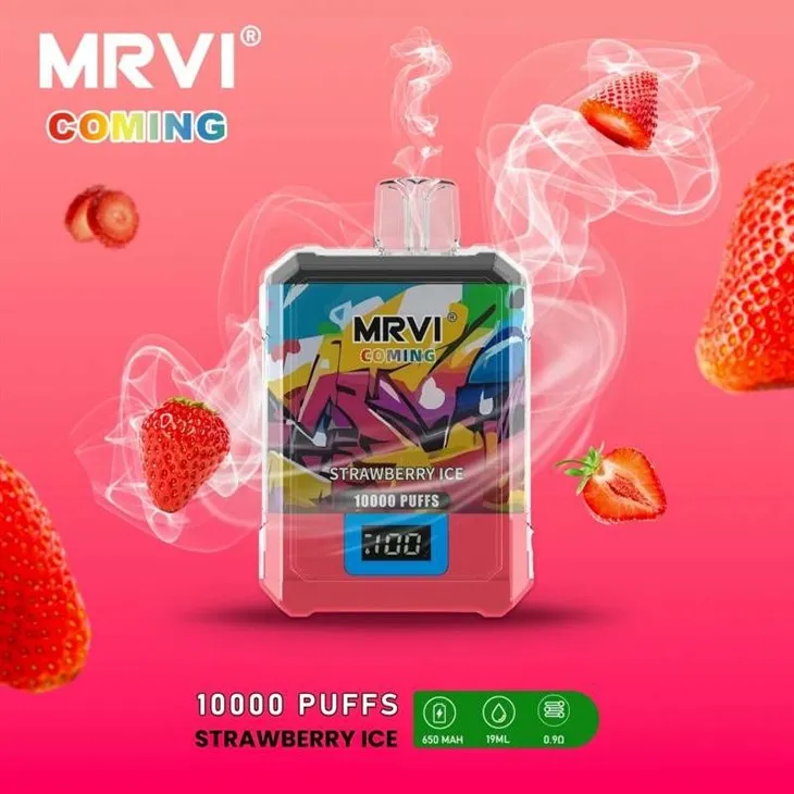 100-Original-Mrvi-Coming-10000-Puffs-Disposable-Vape-Pen-19ml-Prefilled-Pod-Mesh-Coil-Wholesale-I-Vape 1