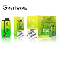 Grativape Bang King 30000 dvesmas 2 ar 1 garšu