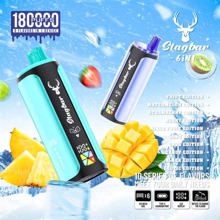 StagBar 6 in1 180K Puffs
