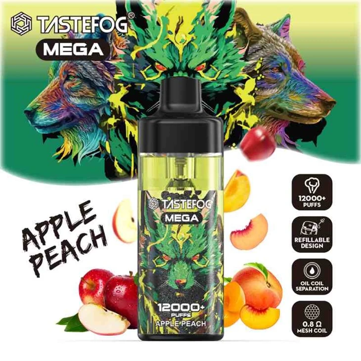 TASTEFOG MEGA 12000 ar Razz bāru